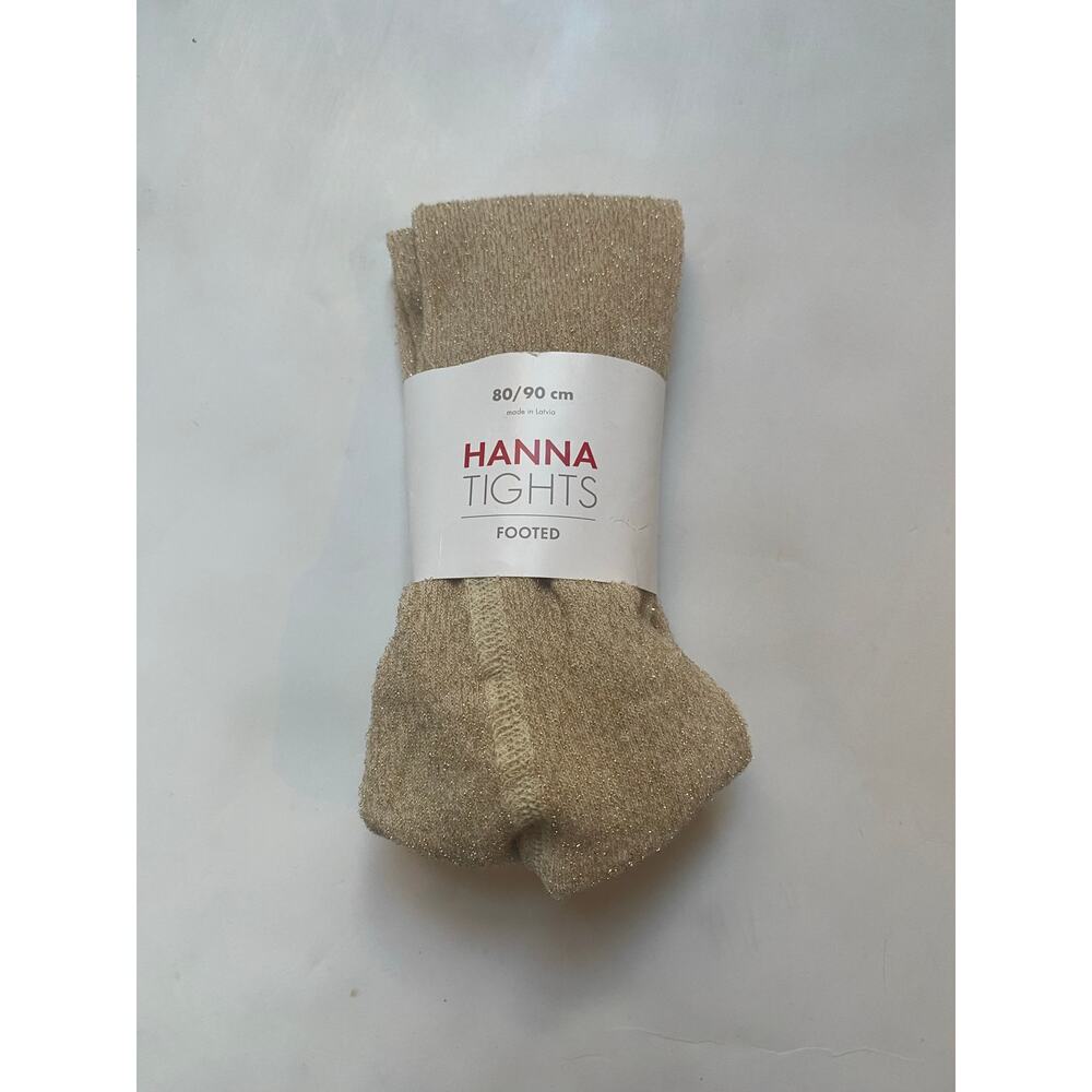 NEW Hanna Andersson Gold Shimmer Tights